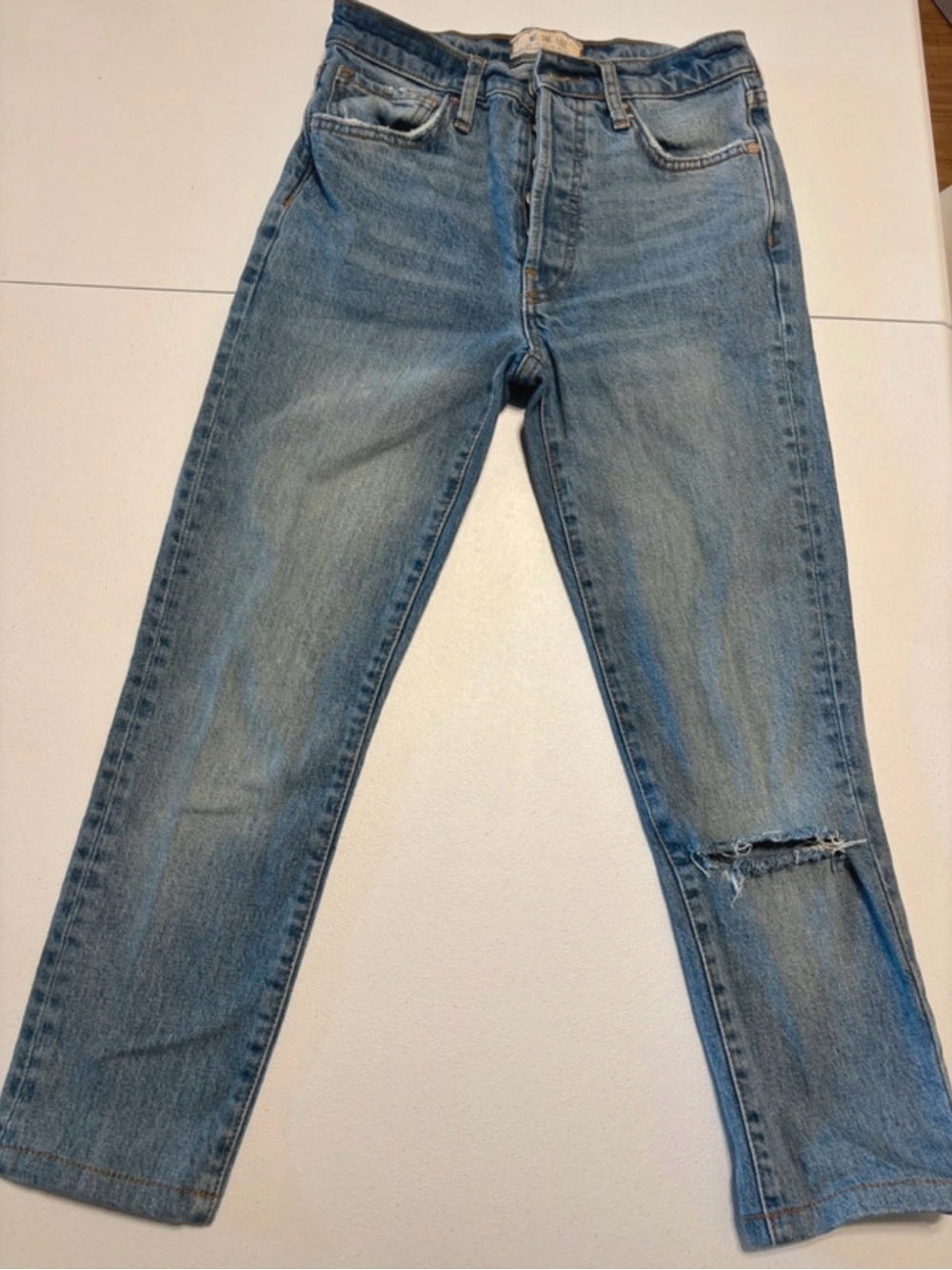 We The Free Light Blue Straight Leg Jeans